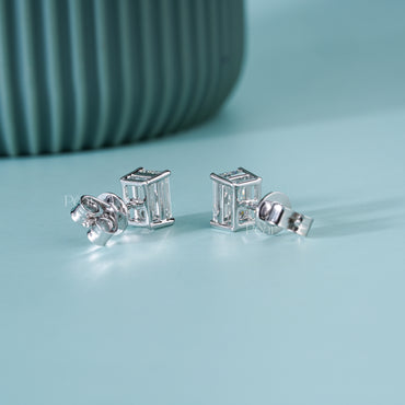 Heart Lab-Grown Diamond Stud Earrings – 2.00 TCW, D Colour, VVS2 Clarity