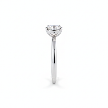 1ct Oval Solitaire Natural Diamond Engagement Ring - PearJewels Australia