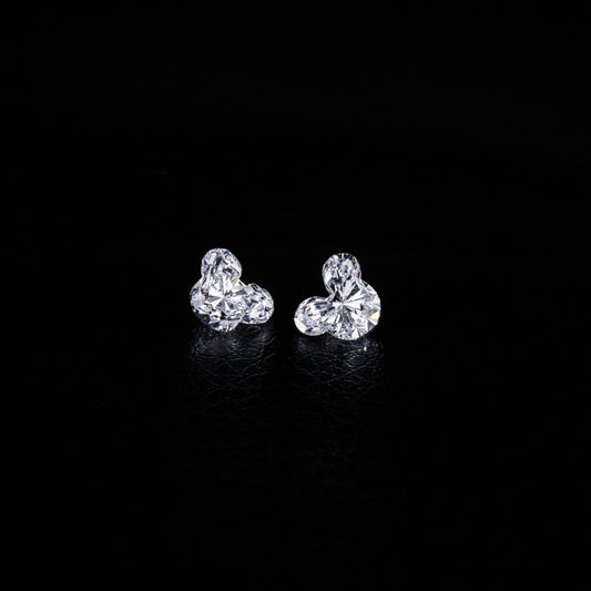 Enchanting Mickey Shape Lab-grown Diamond - Pear Jewels