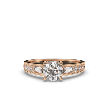 Three Stone Elegance & Baguette Lab-Grown Diamond Bracelet - Pear Jewels