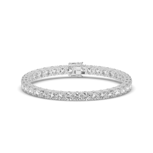Valentine's Special Lab-grown Diamond Tennis Bracelet - Pear Jewels