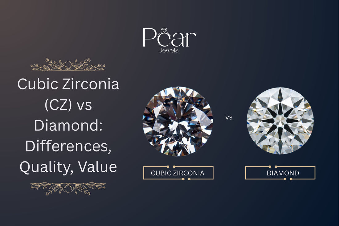 Cubic Zirconia (CZ) vs Diamond: Differences, Quality, Value
