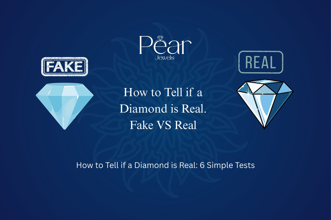 Diamond Test: How to Tell if a Diamond is Real. Fake VS Real