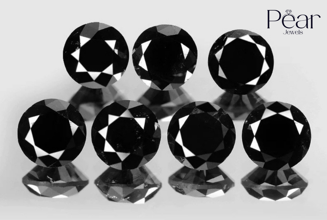 The Dark Beauty: A Journey into Black Diamonds - Pear Jewels