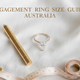 Engagement Ring Size Guide Australia