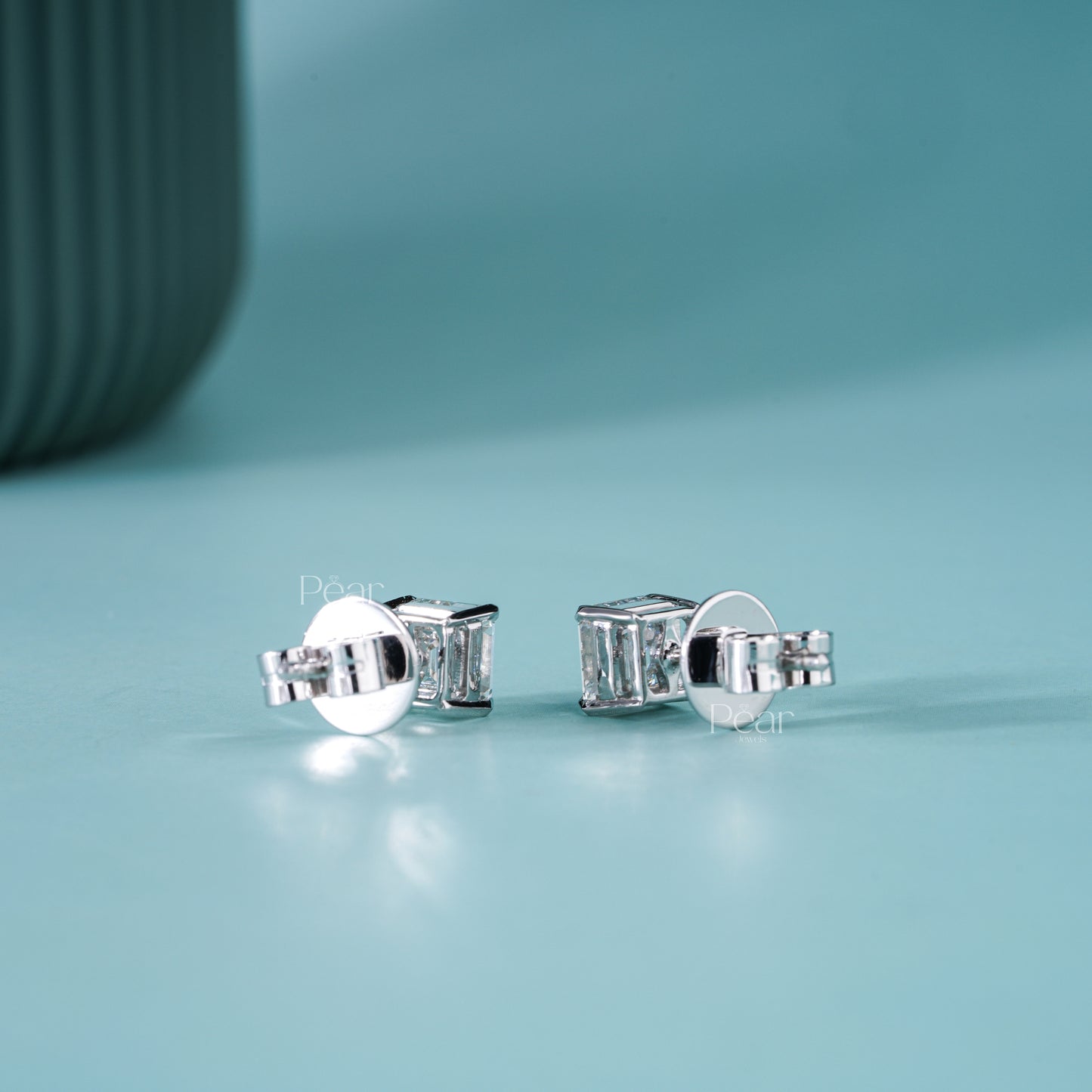 Asscher Lab-Grown Diamond Stud Earrings – 2.00 TCW, D Colour, VVS2 Clarity