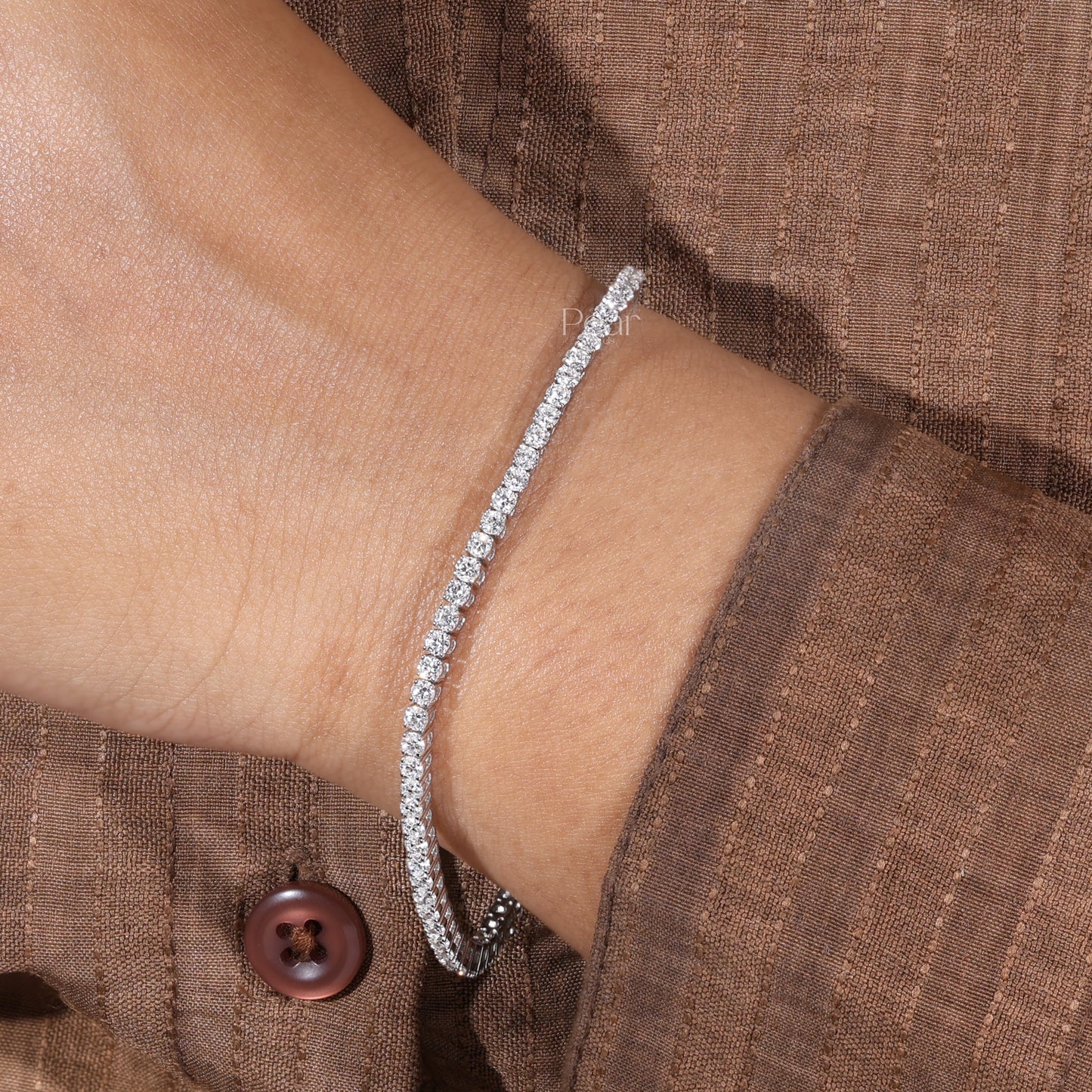 Round Lab-Grown Diamond Tennis Bracelet – 1.80 mm