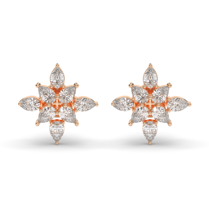 Charming Pear-Shaped Lab-Grown Diamond Clusters - Pear Jewels