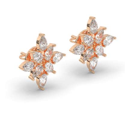 Charming Pear-Shaped Lab-Grown Diamond Clusters - Pear Jewels