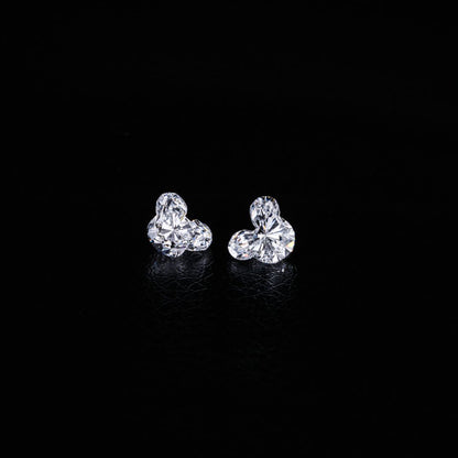 Enchanting Mickey Shape Lab-grown Diamond - Pear Jewels