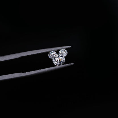 Enchanting Mickey Shape Lab-grown Diamond - Pear Jewels