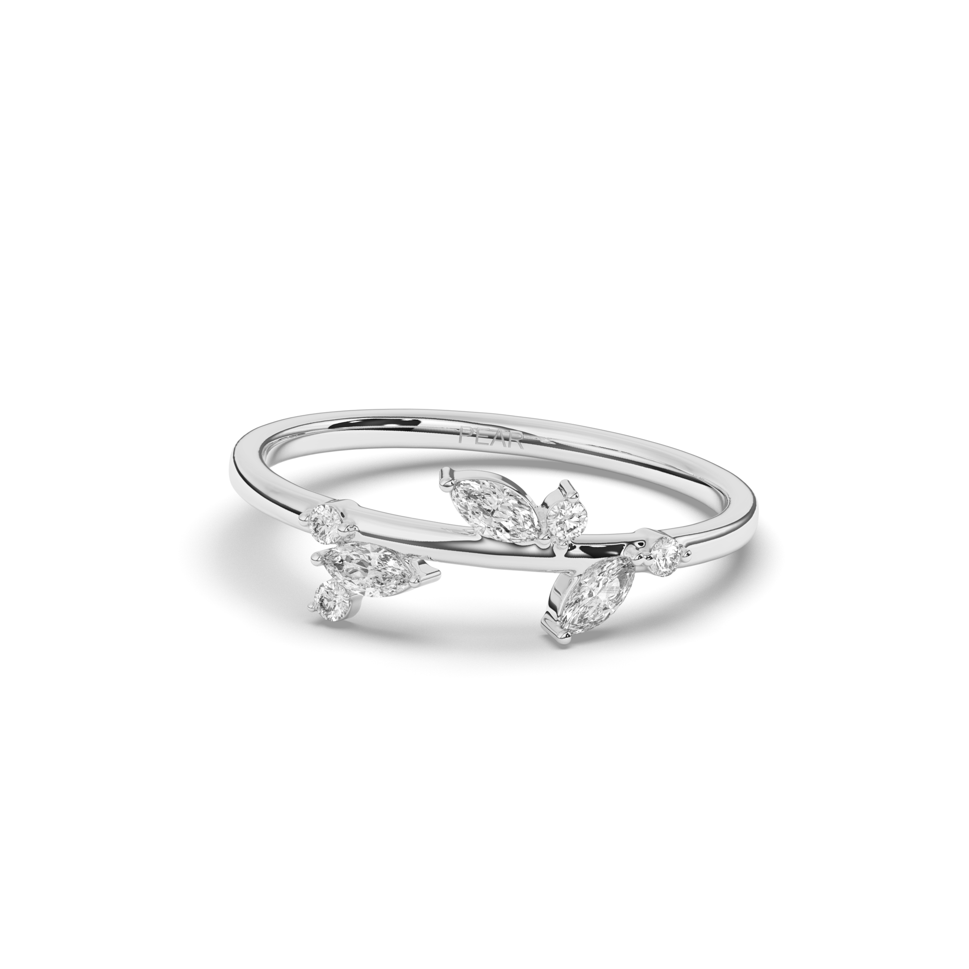 Fancy Marquise Lab-Grown Diamond Ring - Pear Jewels