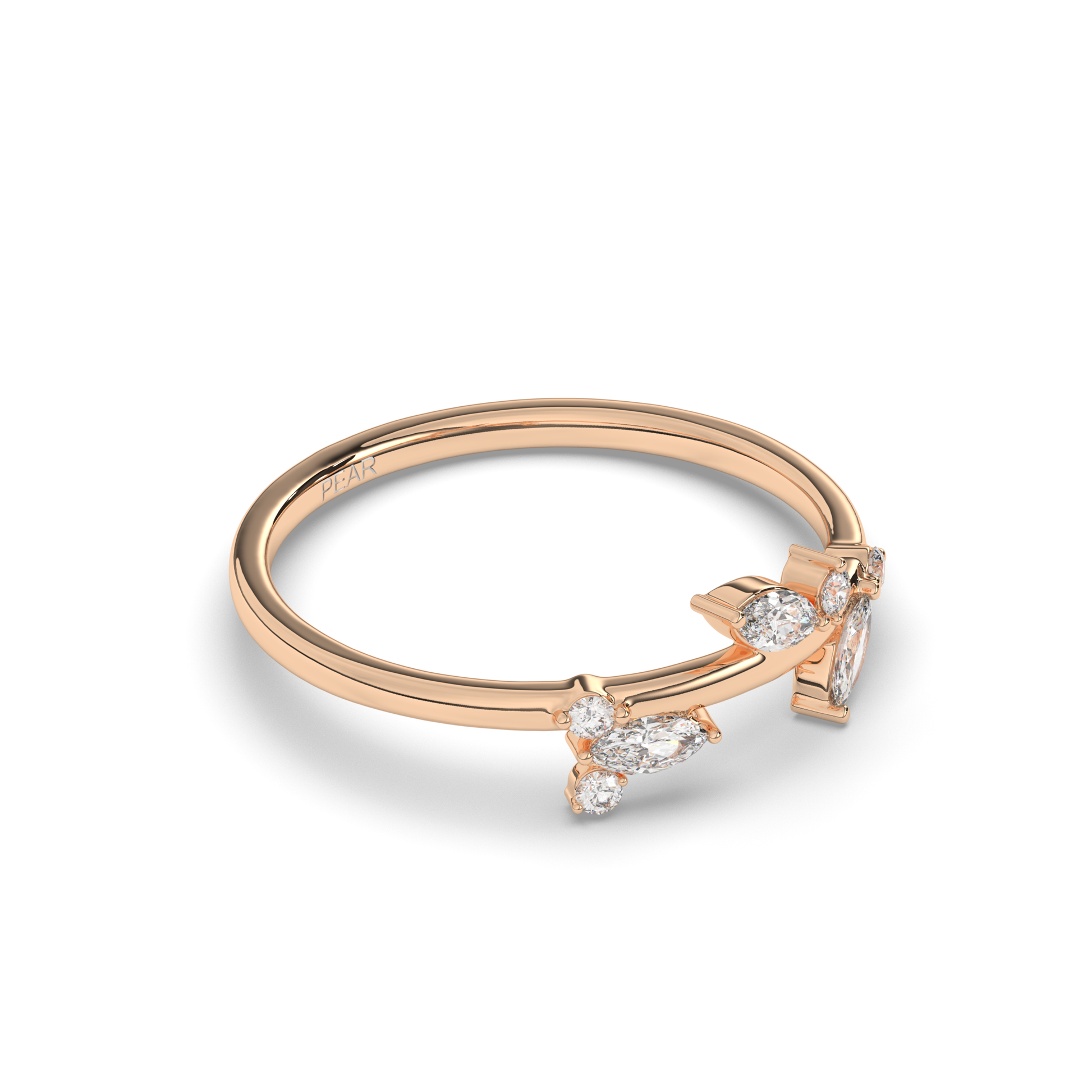 Fancy Marquise Lab-Grown Diamond Ring - Pear Jewels