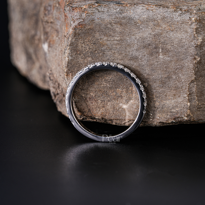 Half Eternity Natural Round Diamond Band - PearJewels Australia