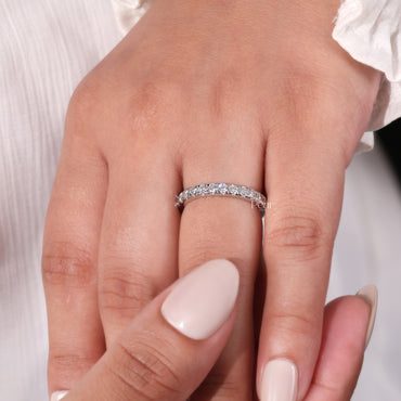 IGI Certified 0.60CTW Round Lab-Grown Diamond Eternity Band