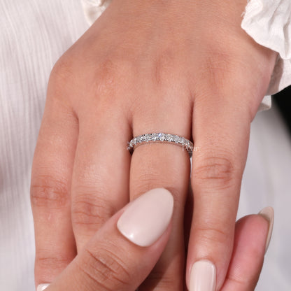 IGI Certified 0.60CTW Round Lab-Grown Diamond Eternity Band