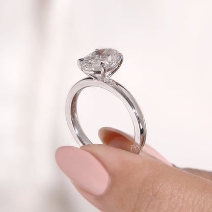 Oval Solitaire Lab Grown Diamond Ring