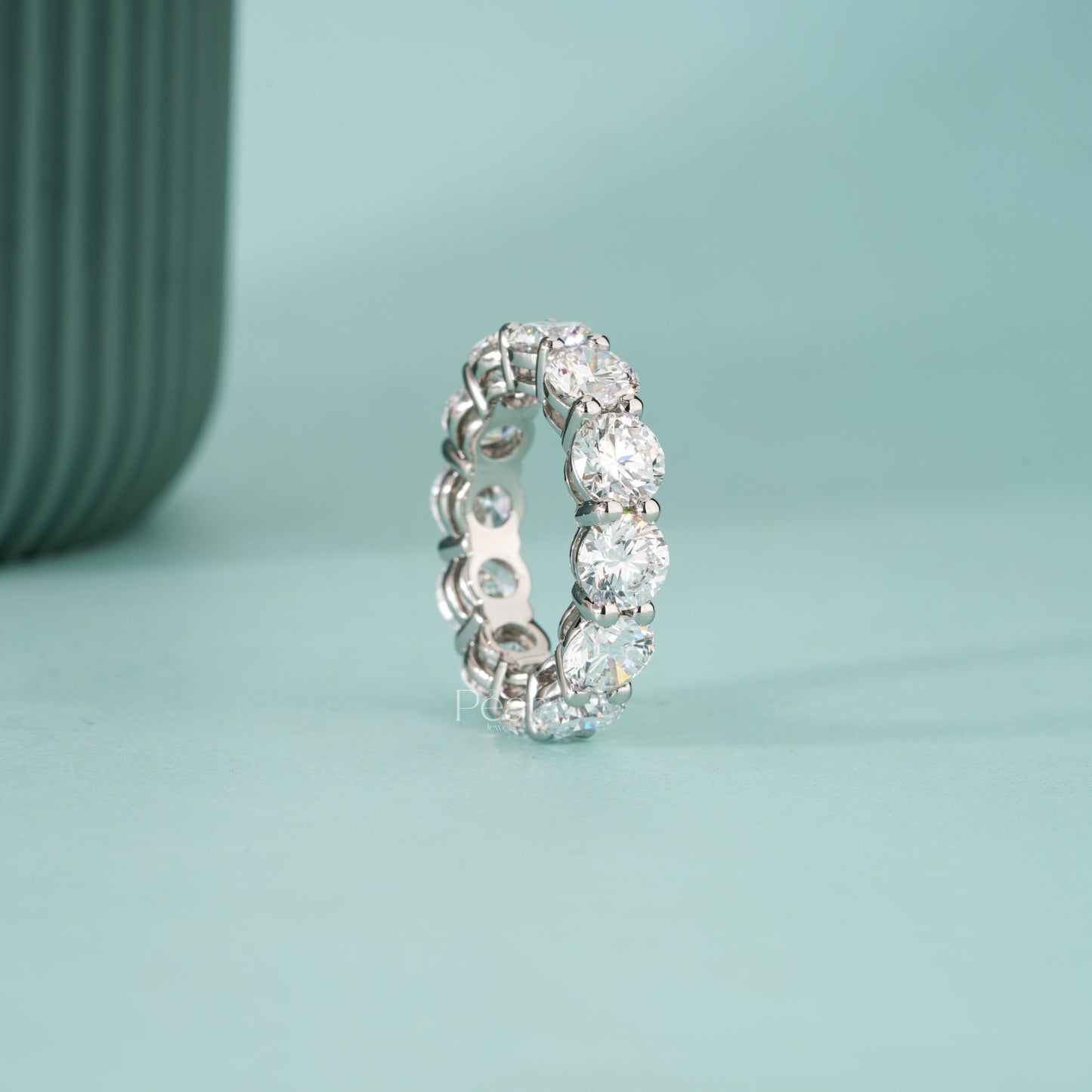 0.50CT Each Round Brilliant Lab-Grown Diamond Eternity Band