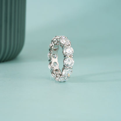 0.50CT Each Round Brilliant Lab-Grown Diamond Eternity Band