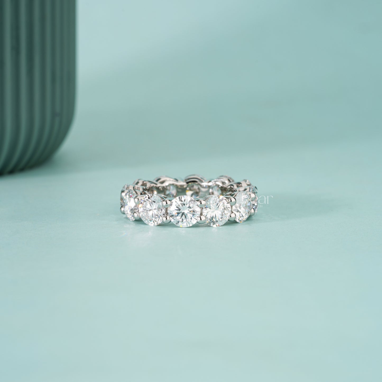 0.50CT Each Round Brilliant Lab-Grown Diamond Eternity Band