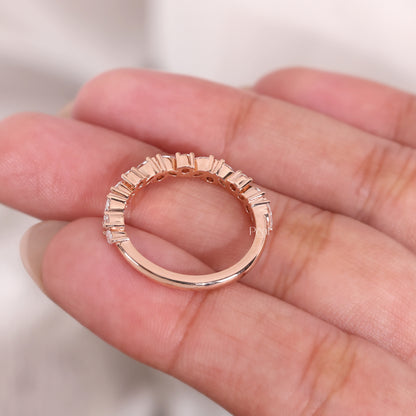 Round & Marquise Lab-Grown Diamond Eternity Band