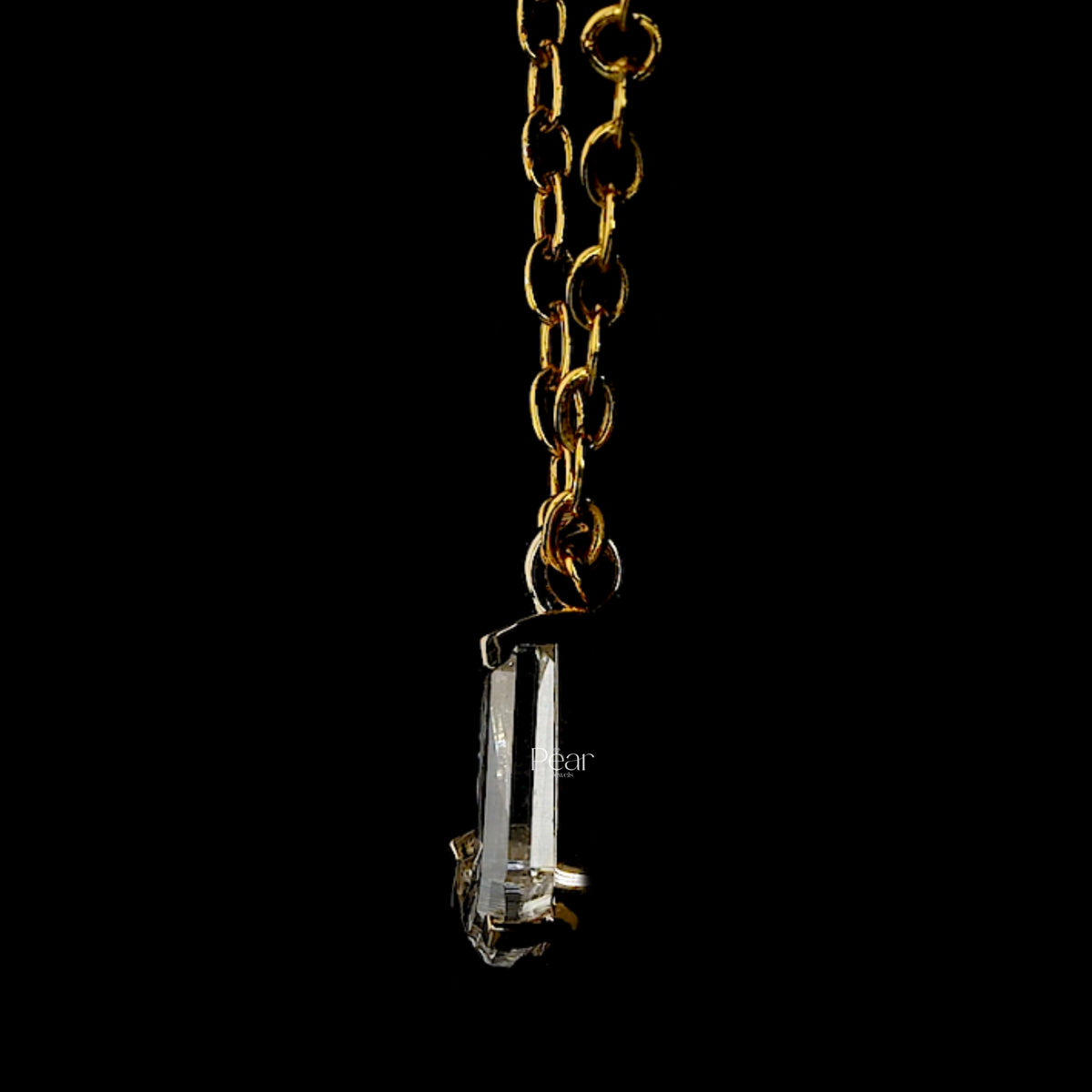 “J” Initial Lab-Grown Diamond Letter Pendant Necklace