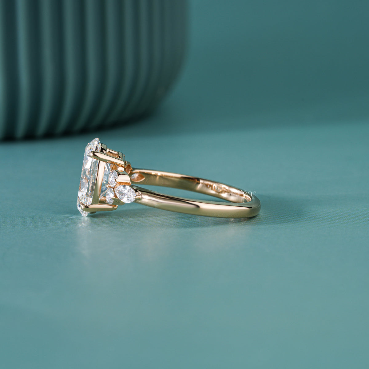 2ct oval with side stone round and marquise diamond
