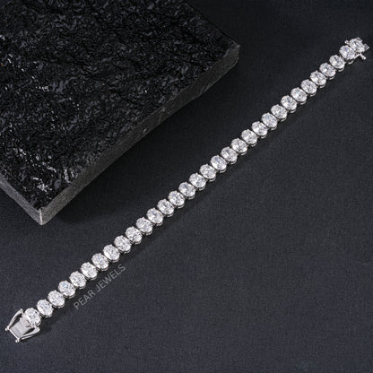 Oval 0.7ct each Tennis Labgrown Diamond Bracelet - Pear Jewels