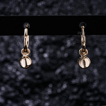 2.00TCW Round Brilliant Lab-Grown Diamond Hoop Earrings
