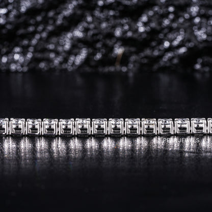 Round 4mm Tennis Labgrown Diamond Bracelet - Pear Jewels