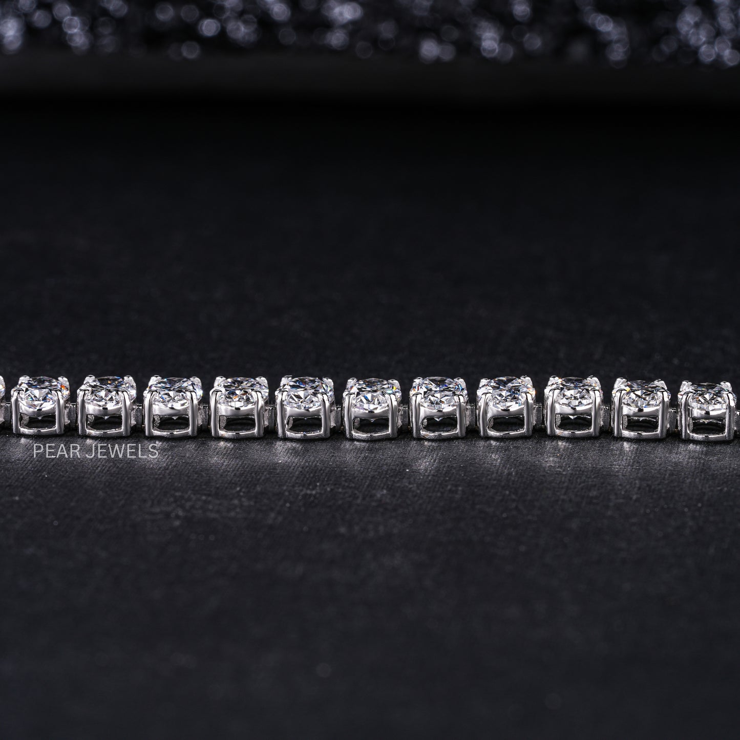 Oval 0.7ct each Tennis Labgrown Diamond Bracelet - Pear Jewels