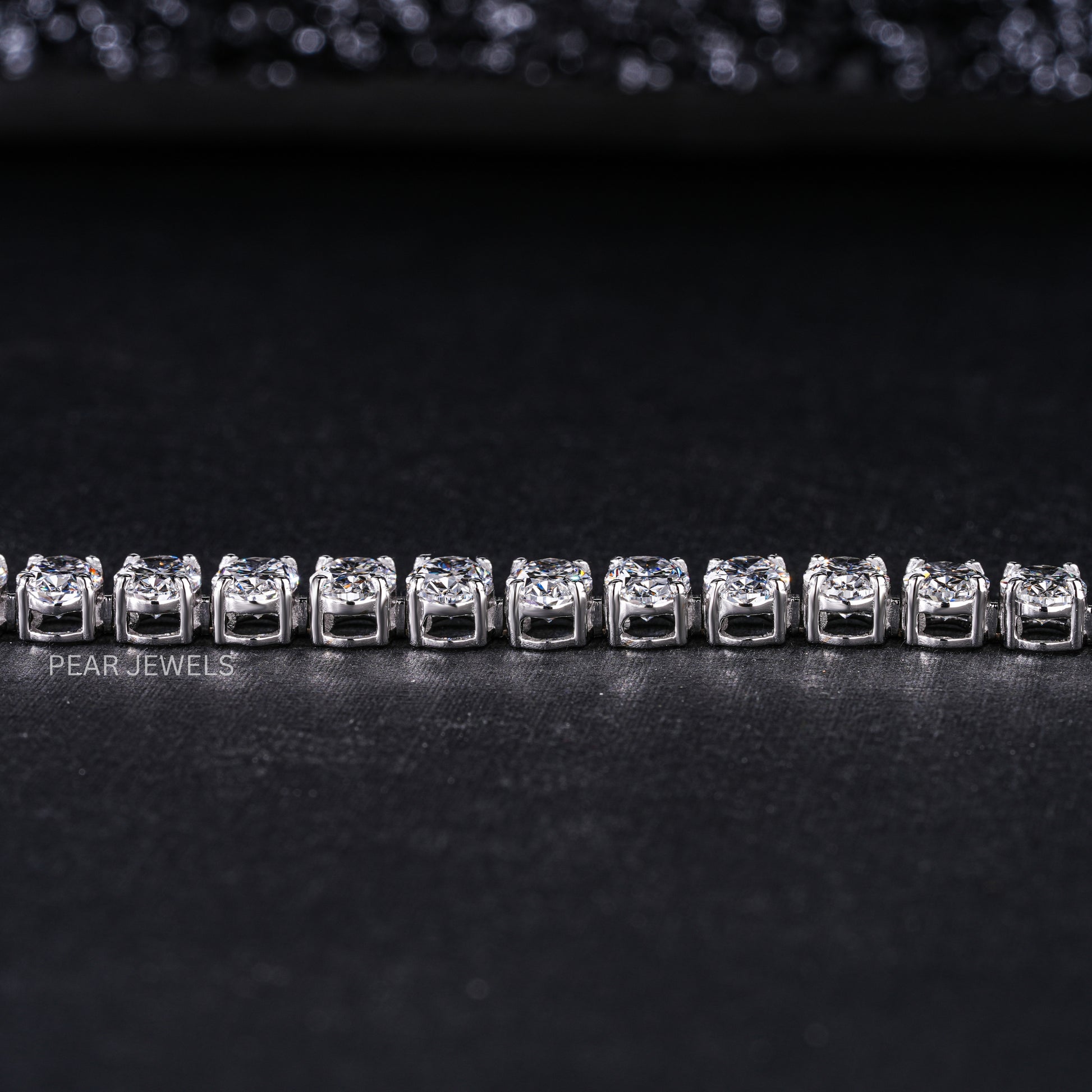 Oval 0.7ct each Tennis Labgrown Diamond Bracelet - Pear Jewels