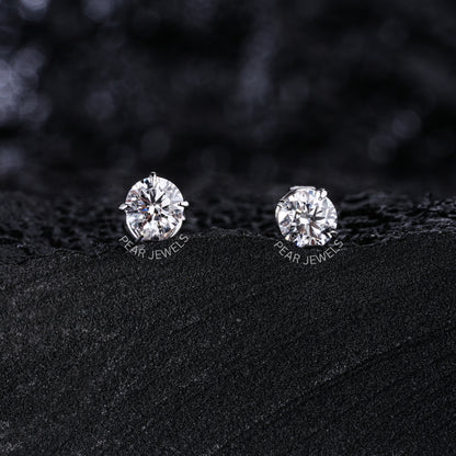 0.5Ct Each 4 prongs Labgrown Diamonds Studs - Pear Jewels