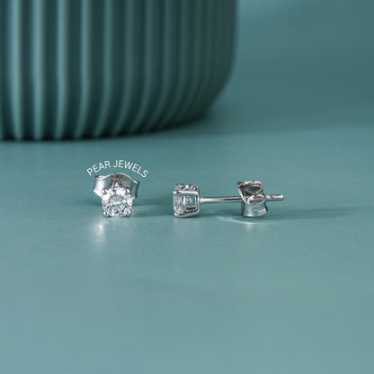 0.25ct Round Labgrown Diamonds Studs - Pear Jewels