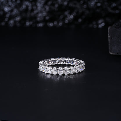 Radiant & Oval Full Eternity Labgrown Diamond Band - Pear Jewels