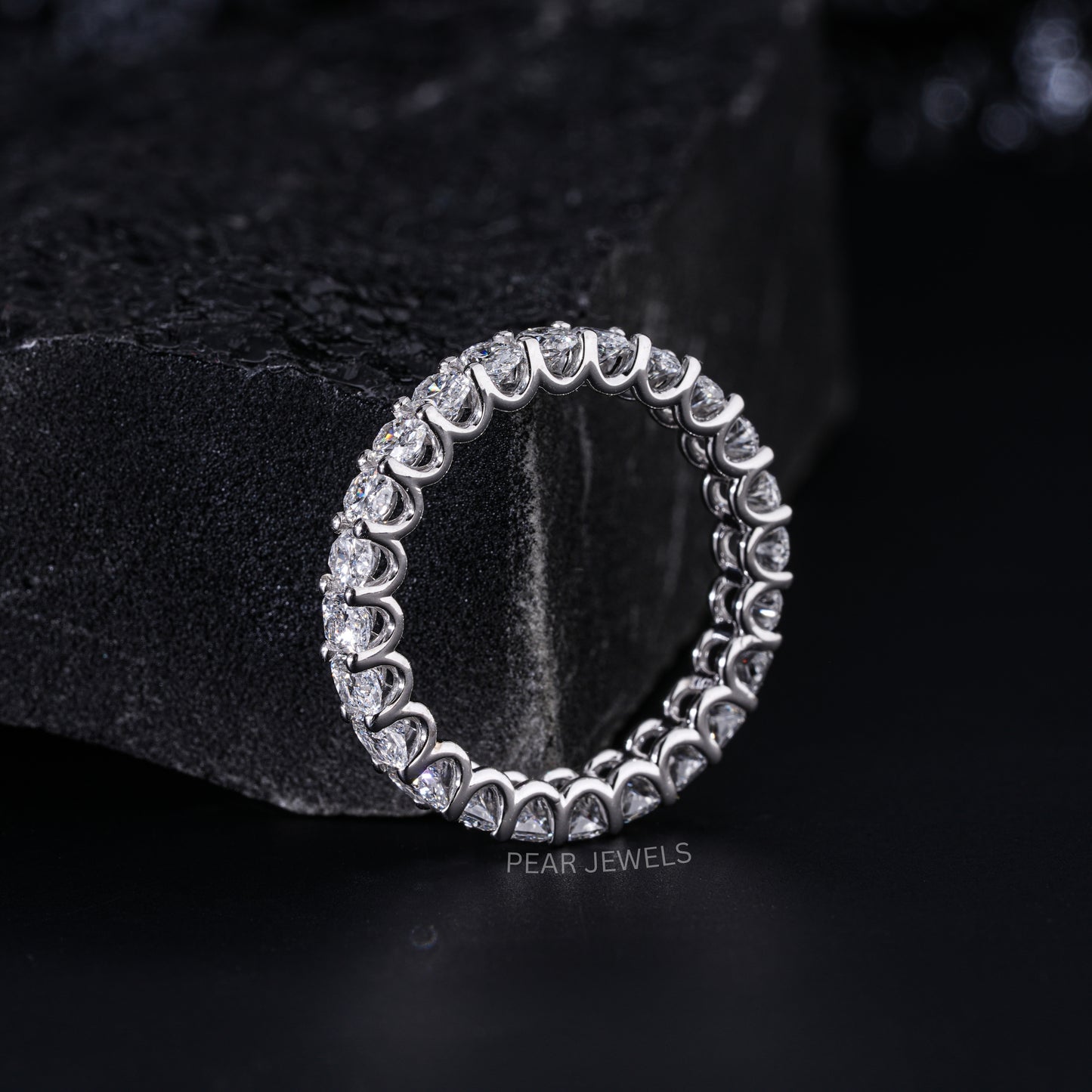 Radiant & Oval Full Eternity Labgrown Diamond Band - Pear Jewels