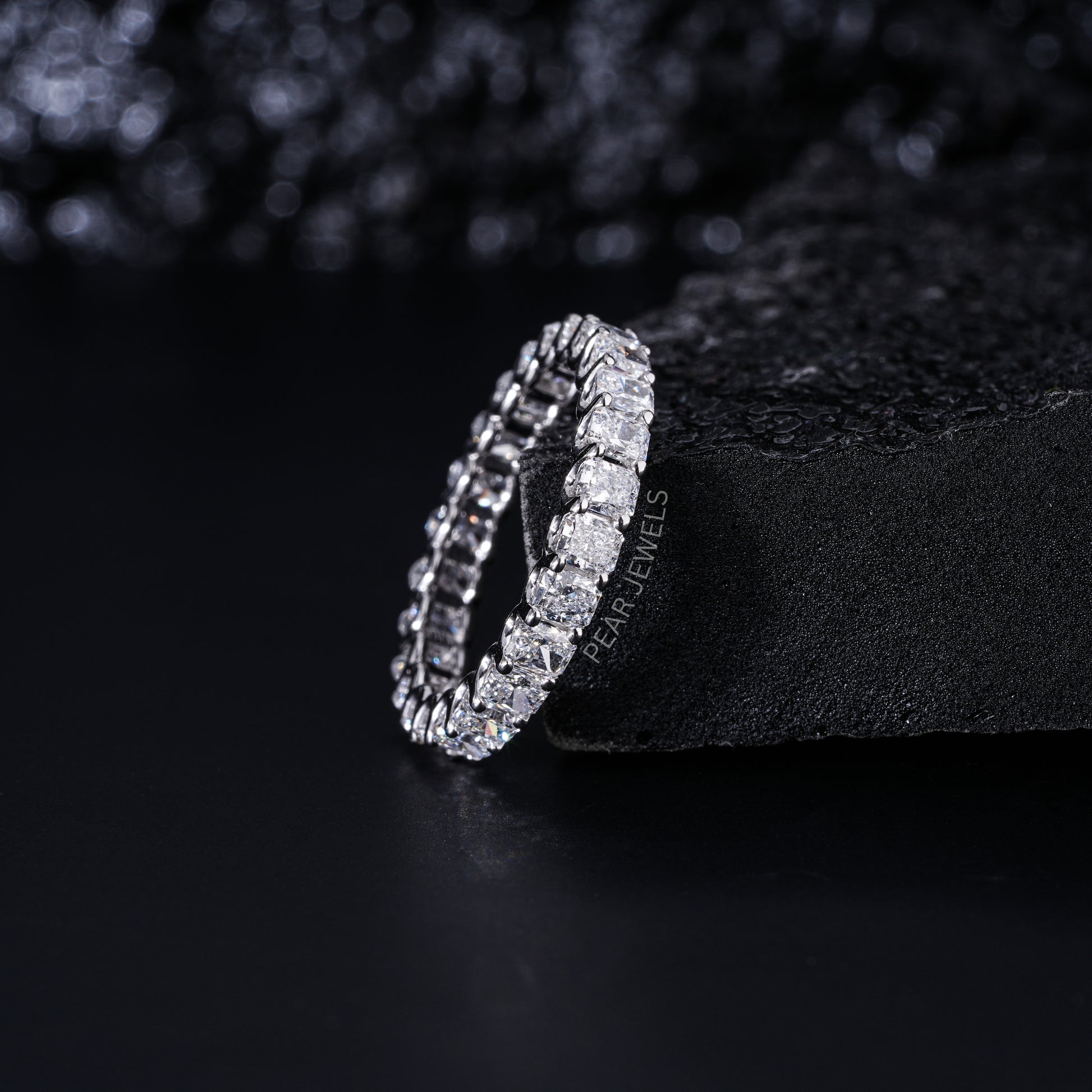 Radiant & Oval Full Eternity Labgrown Diamond Band - Pear Jewels