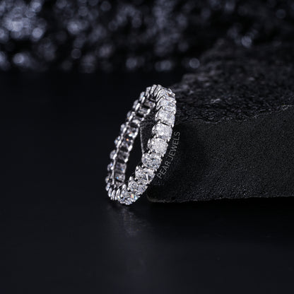 Radiant & Oval Full Eternity Labgrown Diamond Band - Pear Jewels