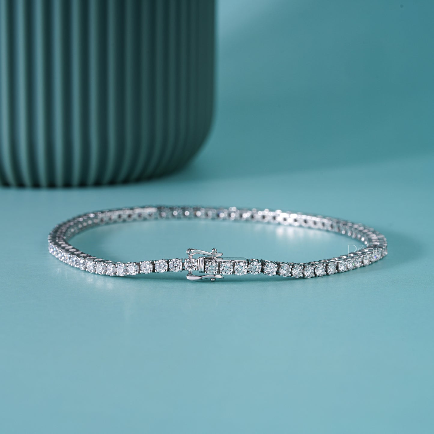 Round Cut Lab-Grown Diamond Tennis Bracelet – 2.60mm