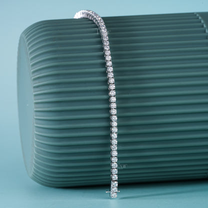 Round Lab-Grown Diamond Tennis Bracelet – 2.10 mm
