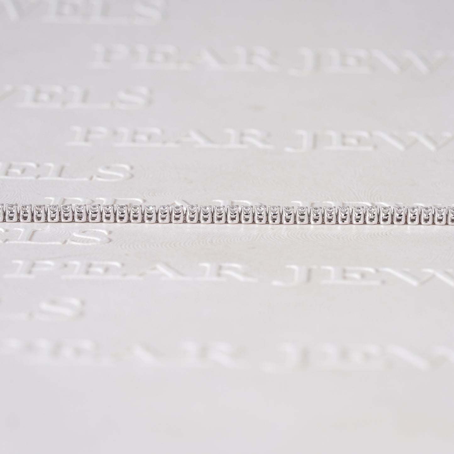 1.0ct Round Tennis Bracelet Labgrown Diamonds - Pear Jewels