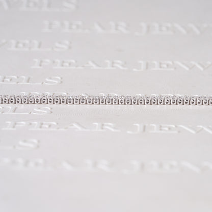 1.0ct Round Tennis Bracelet Labgrown Diamonds - Pear Jewels