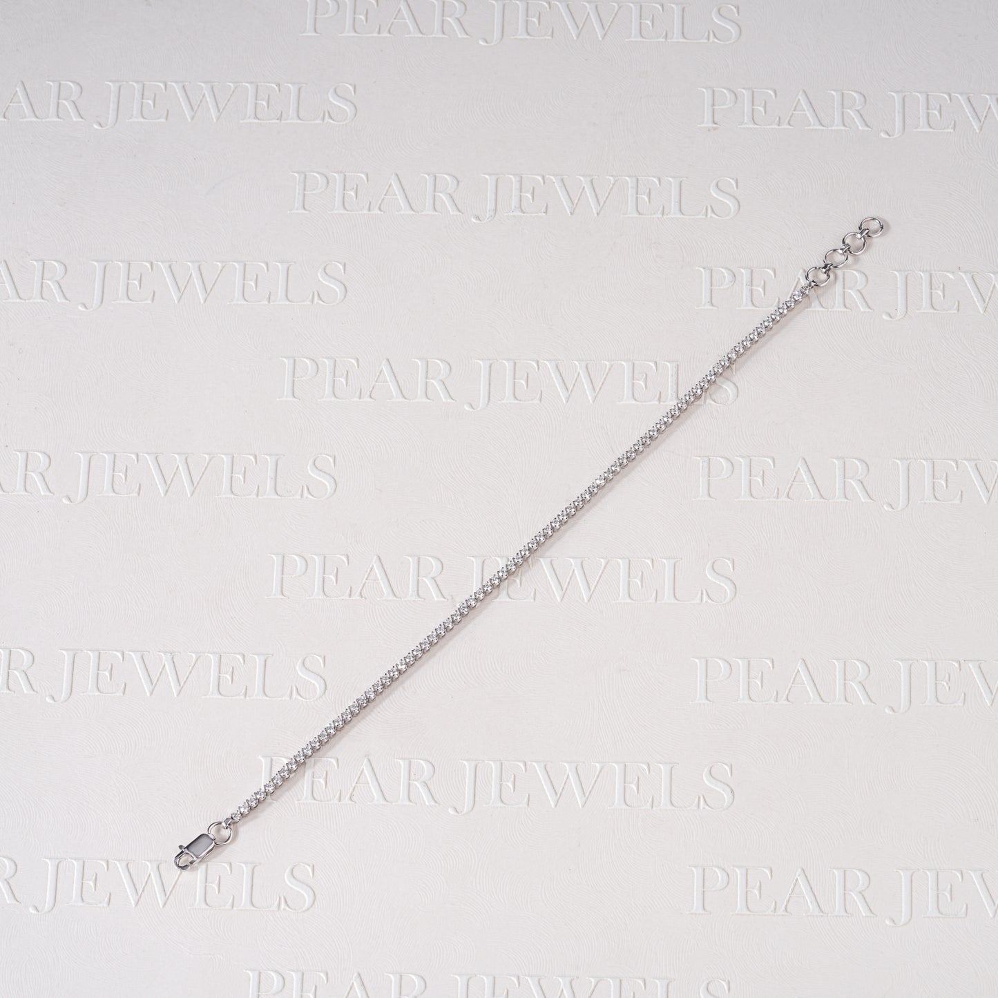 1.0ct Round Tennis Bracelet Labgrown Diamonds - Pear Jewels