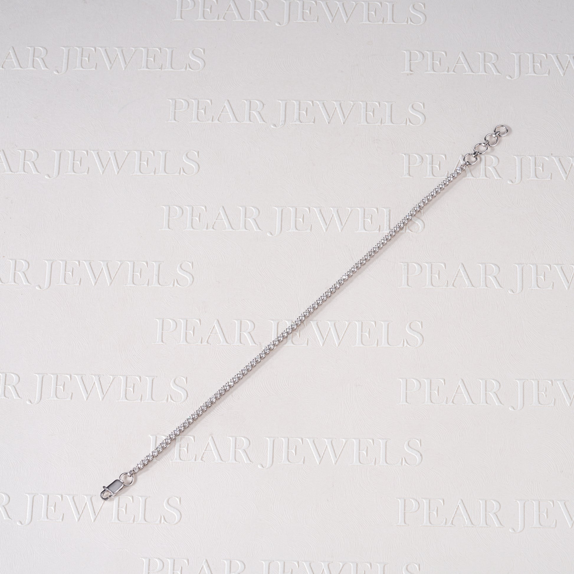 1.0ct Round Tennis Bracelet Labgrown Diamonds - Pear Jewels