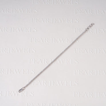 1.0ct Round Tennis Bracelet Labgrown Diamonds - Pear Jewels