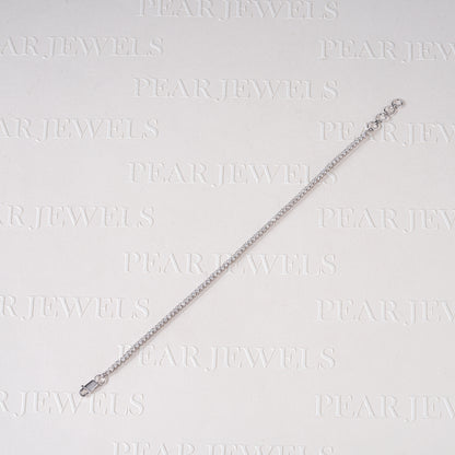 1.0ct Round Tennis Bracelet Labgrown Diamonds - Pear Jewels