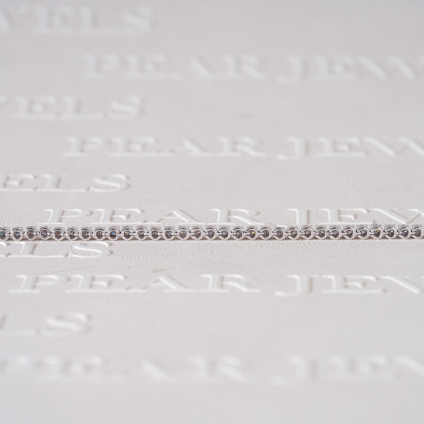 1.0ct Round Tennis Bracelet Labgrown Diamonds - Pear Jewels