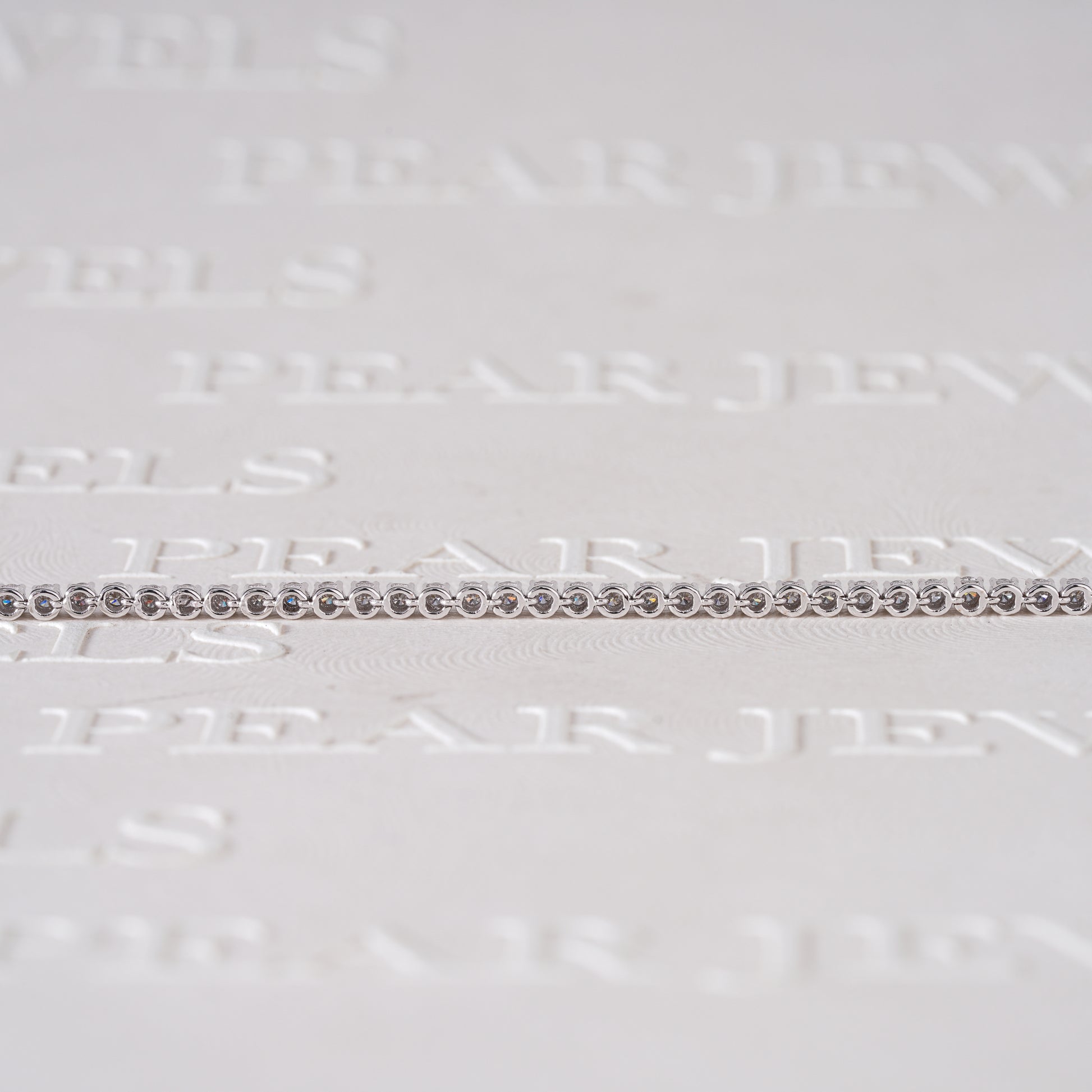 1.0ct Round Tennis Bracelet Labgrown Diamonds - Pear Jewels