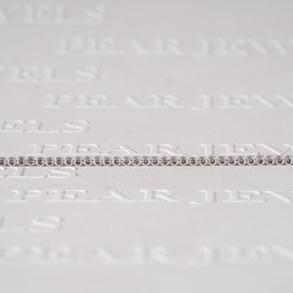 1.0ct Round Tennis Bracelet Labgrown Diamonds - Pear Jewels