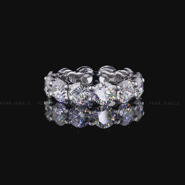 0.50CT Each Round Brilliant Lab-Grown Diamond Eternity Band